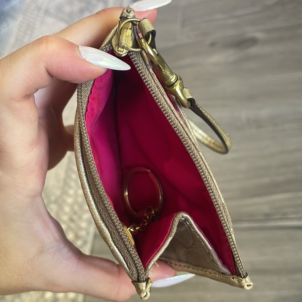 Coach Mini Wristlet - Picture 3 of 4